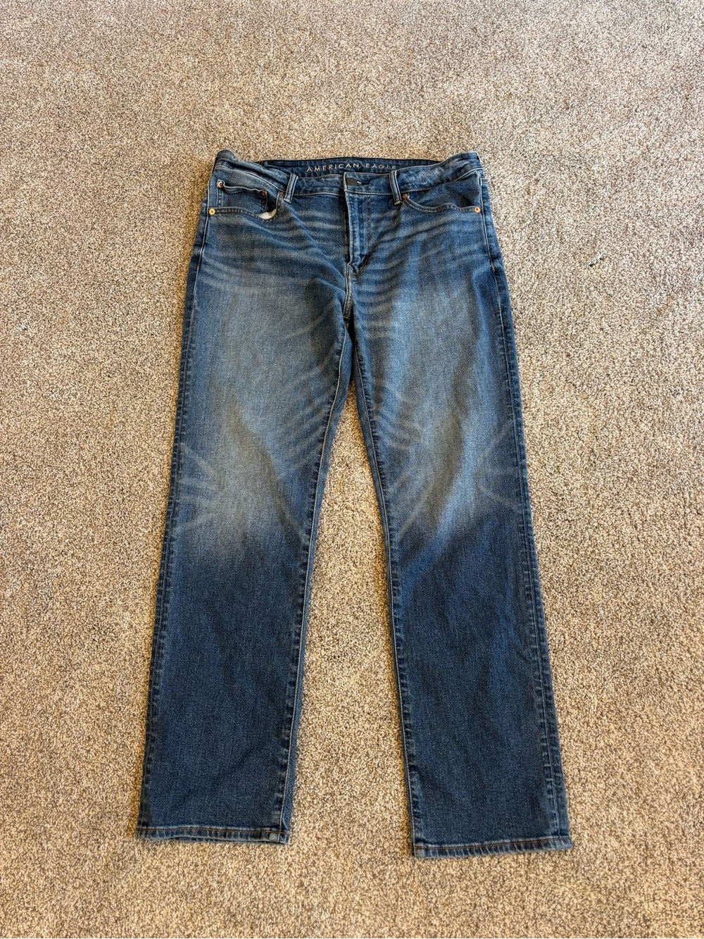American Eagle Outfitters Men’s Classic Straight Jeans - Blue